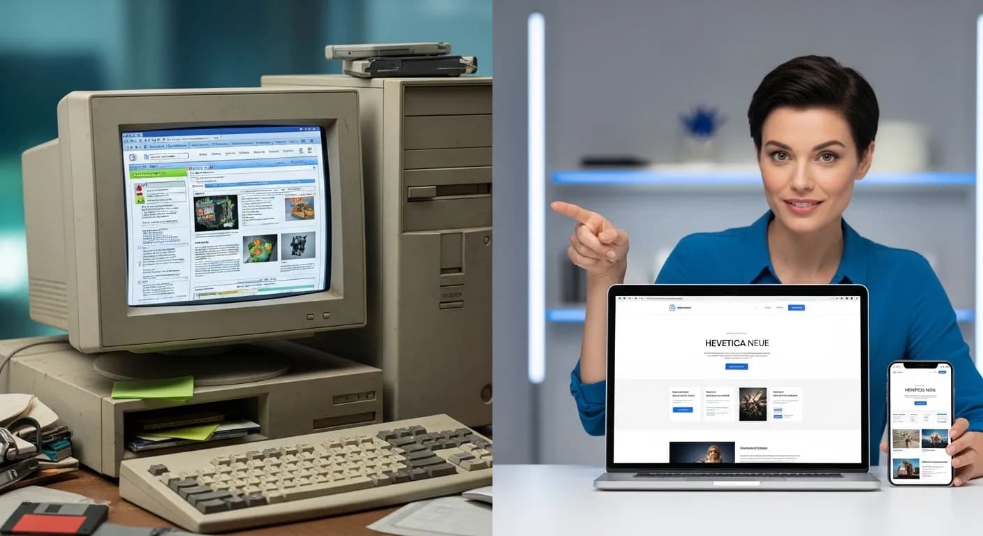 Site Antigo Afasta Clientes: A Hora de Ter uma Presença Online Profissional